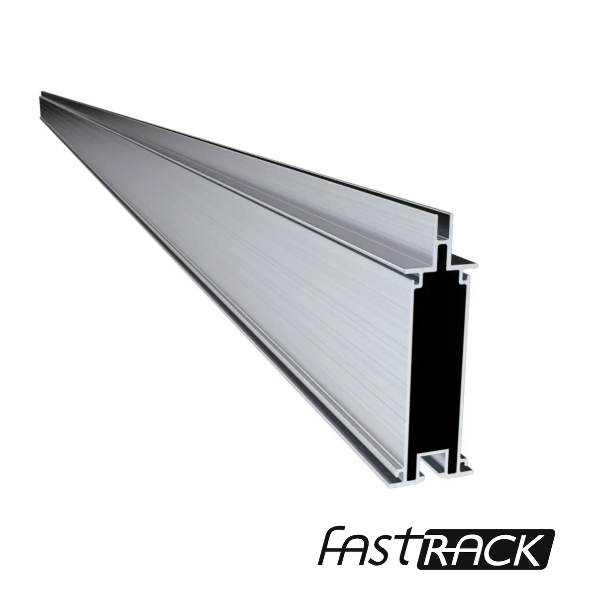 Rail de montage Fast-Rack Elite de 170 pouces en aluminium pour longue rangée solaire