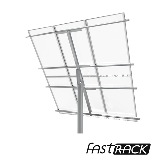 Support de montage au sol Fast-Rack TPM6 pour six panneaux solaires