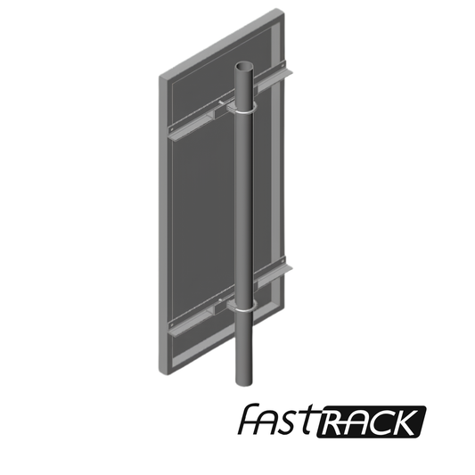 Support poteau vertical Fast-Rack VPM1-21 pour installation solaire hors réseau