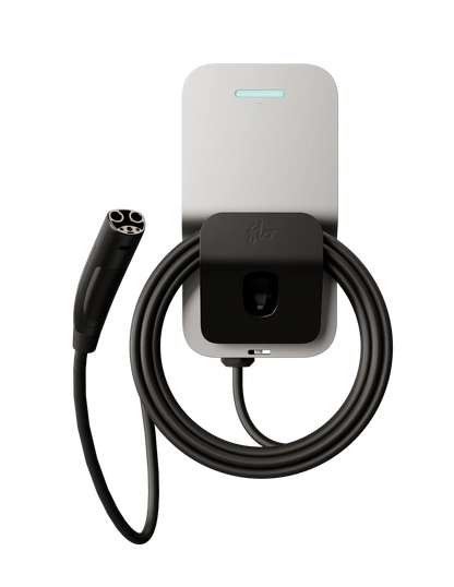 Prise de courant intégrée de la borne FLO Maison X3 pour recharge niveau 2