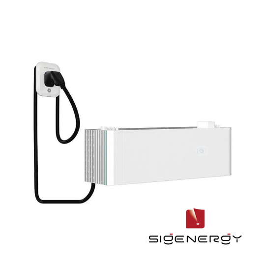 Borne de recharge véhicule électrique Sigenergy 25 kW à courant continu avec câble de 25 pieds