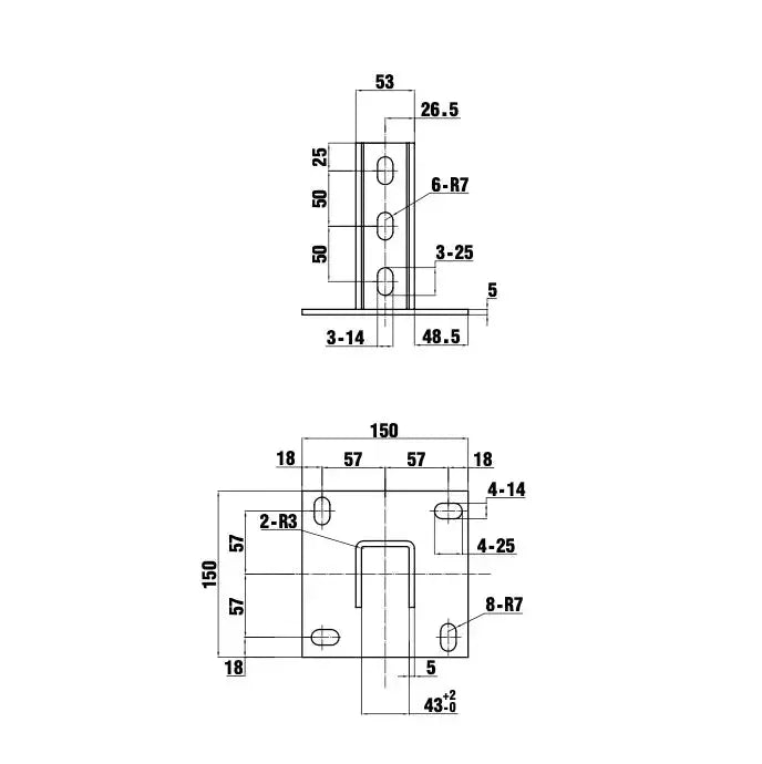 Vue d'ensemble de la structure Elios Terra G8 inclinée à 35 degrés